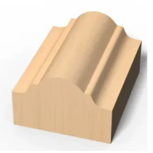 Moldura de madera T-1308-2, para decorar puertas, paredes y muebles