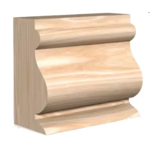 Moldura decorativa de madera T-3414 - para decorar zócalos, puertas, paredes, etc