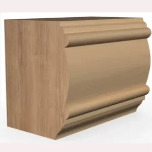 Moldura de madera T-4102 - Decorativa para paredes, puertas, cuadros